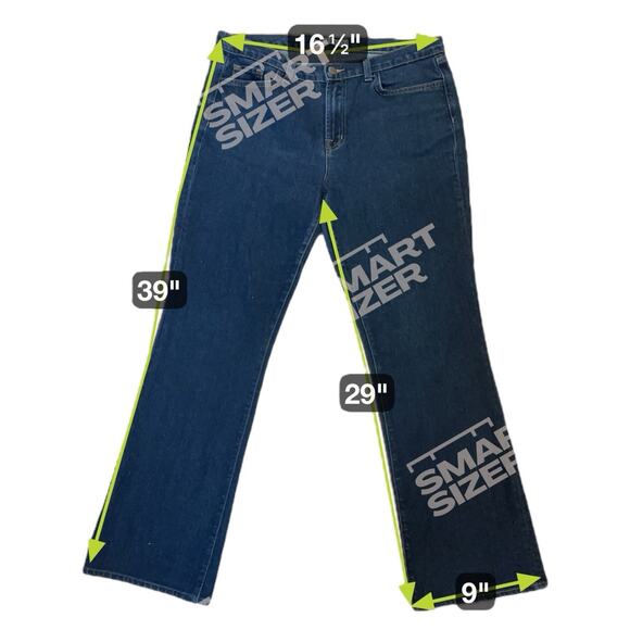 J Brand Jeans Women's 32 Dark Blue Boot Cut Style Denim #8502 - Picture 6 of 6